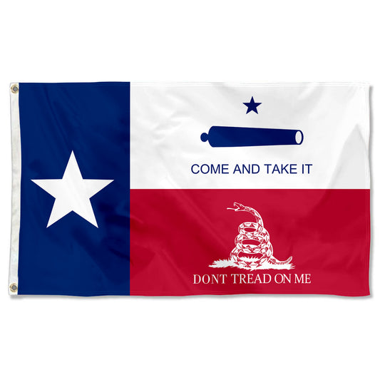 Fyon Come And Take It Don't Treadon me Flag Banner