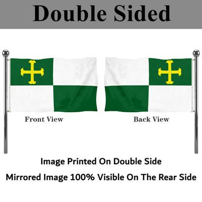 Fyon Comerio, Puerto Rico flag banner