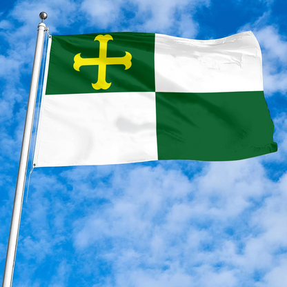 Fyon Comerio, Puerto Rico flag banner