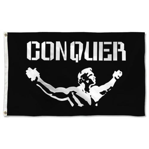 Fyon Conquer Pose Gym Flag Banner