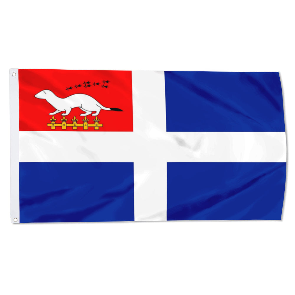 Fyon Contemporain de la Ville de Saint-Malo Bretagne Flag Banner
