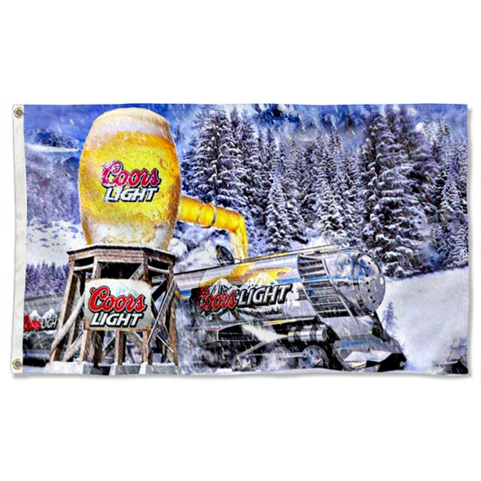 Fyon Coors Light Beer Flag Banner