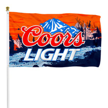 Fyon Coors Light Blue Beer Flag Banner