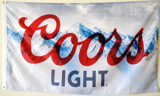 Fyon Coors Light Beer Flag Banner Novel