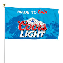 Fyon Coors light Made to Chill Beer Flag Indoor and Outdoor Banner