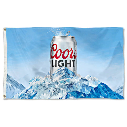 Fyon Coors light beer Flag Indoor and Outdoor Banner