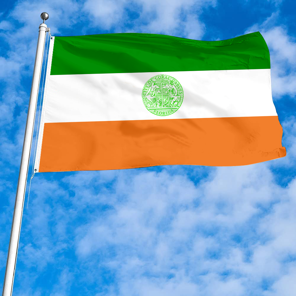 Fyon Coral Gables, Florida flag Banner