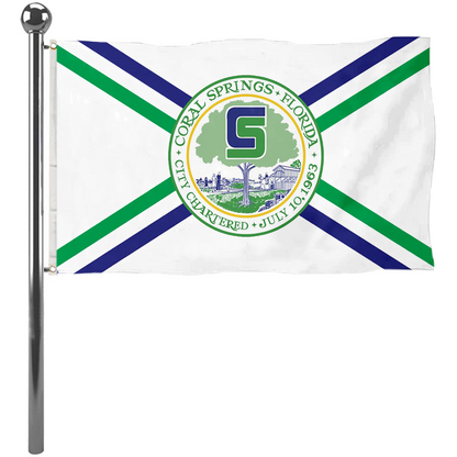 Fyon Coral Springs, Florida flag  Banner