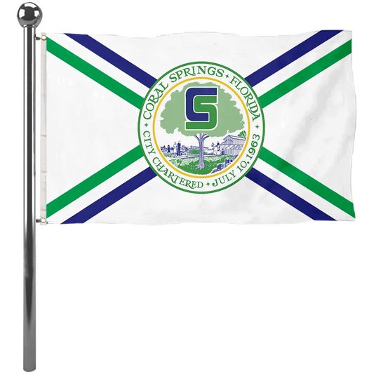 Fyon Coral Springs, Florida flag  Banner