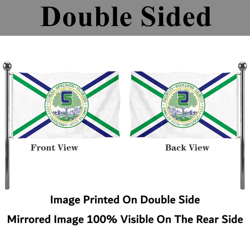 Fyon Coral Springs, Florida flag  Banner
