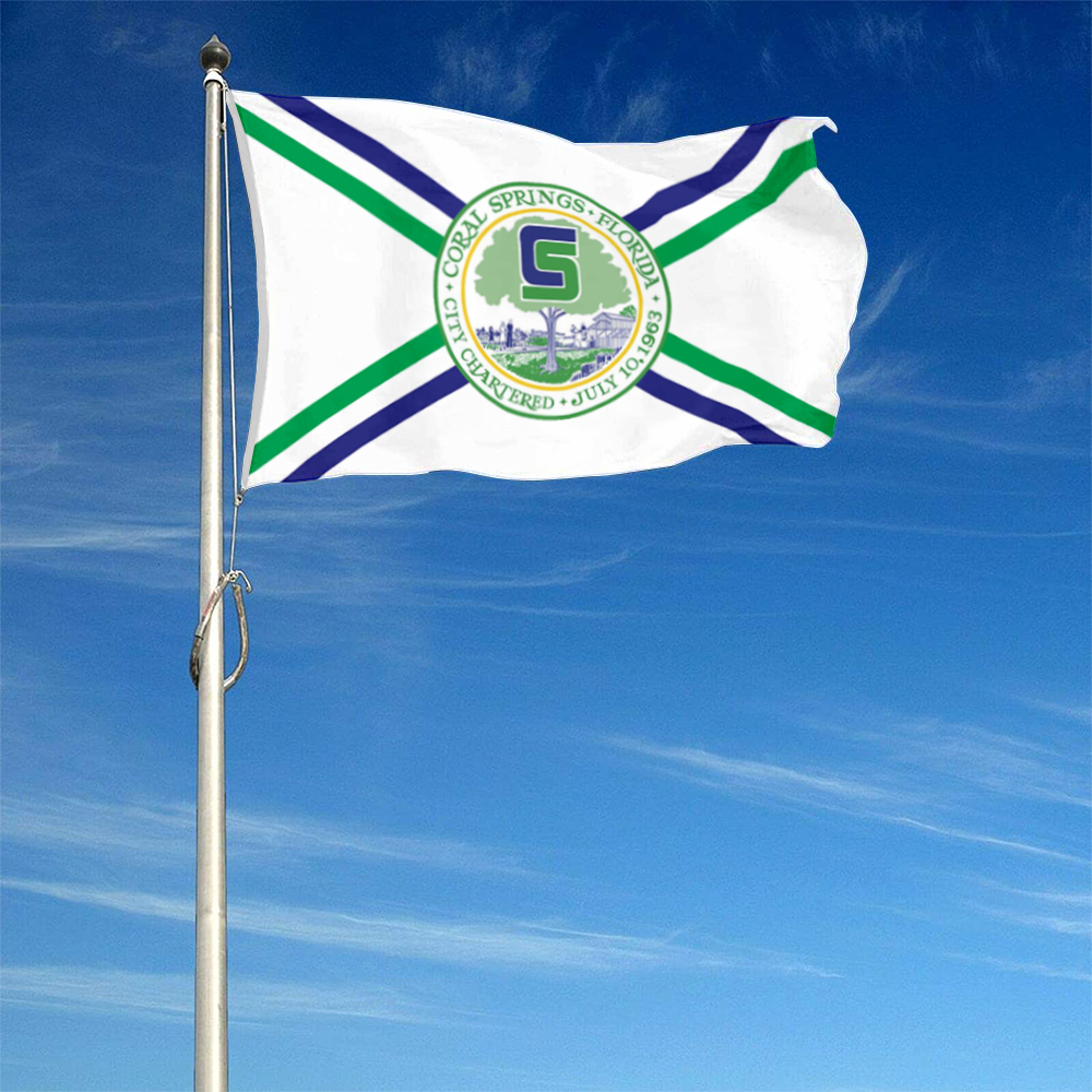 Fyon Coral Springs, Florida flag  Banner
