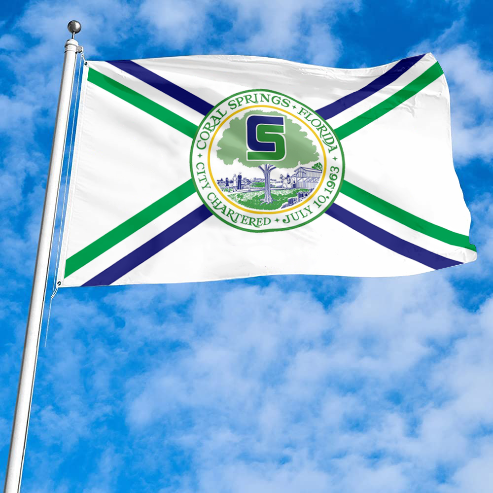 Fyon Coral Springs, Florida flag  Banner