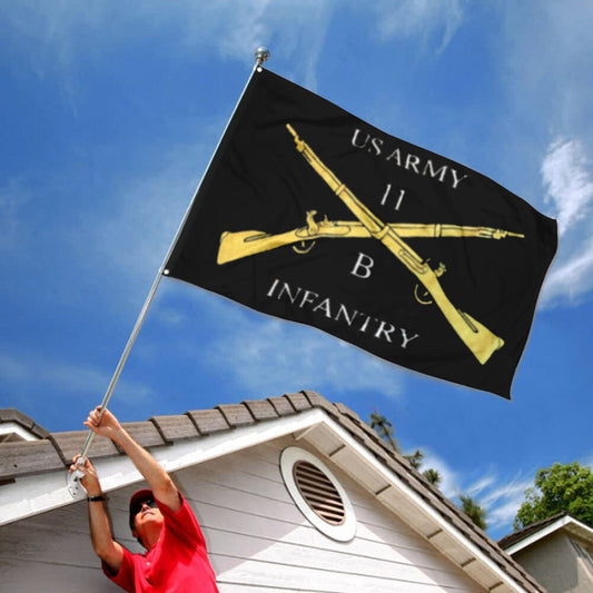 Fyon Cross Rifle Infantry Flag  Indoor and outdoor banner