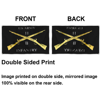 Fyon Cross Rifle Infantry Flag  Indoor and outdoor banner