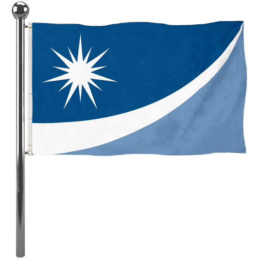 Fyon Crystal, Minnesota flag Banner
