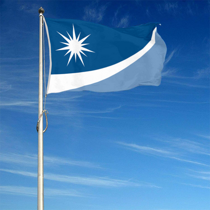 Fyon Crystal, Minnesota flag Banner