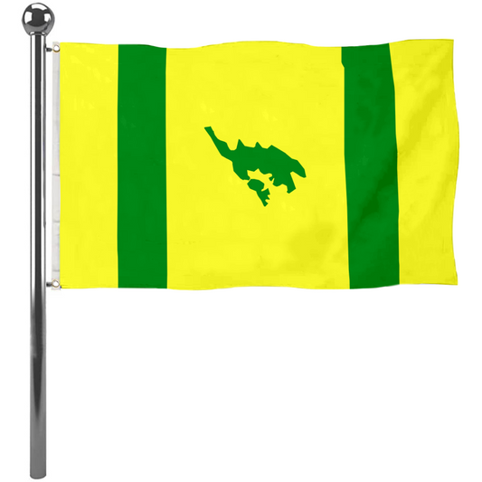 Fyon Culebra, Puerto Rico flag banner