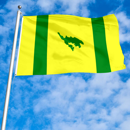Fyon Culebra, Puerto Rico flag banner