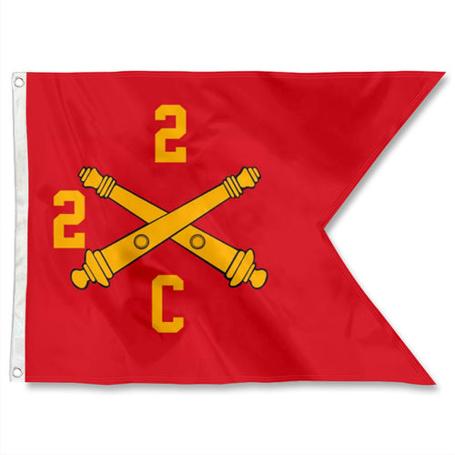 Fyon Custom Field Artillery Guidon FA US Army Flag Banner