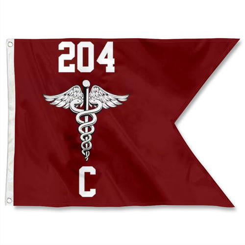 Fyon Custom Medical Guidon US Army Flag Banner