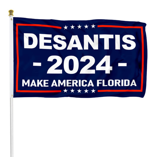 Fyon DESANTIS Make America Flordia 2024 Flag   Indoor and Outdoor Banner