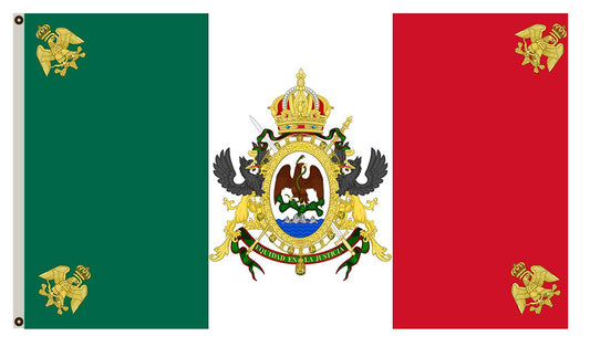 Fyon DIPLOMAT-FLAGS Second Mexican Empire Flag banner