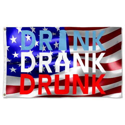 Fyon DRINK DRANK DRUNK Flag Banner