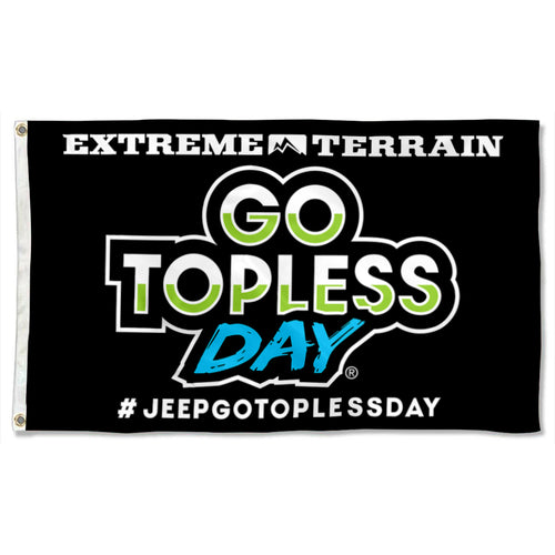 Fyon Go Topless Day Extreme Terrain Flag Banner