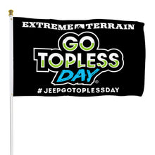 Fyon Go Topless Day Extreme Terrain Flag Banner