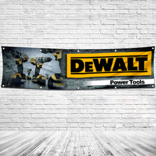 Fyon DeWalt Tools Flag Indoor and Outdoor Banner 2x8ft