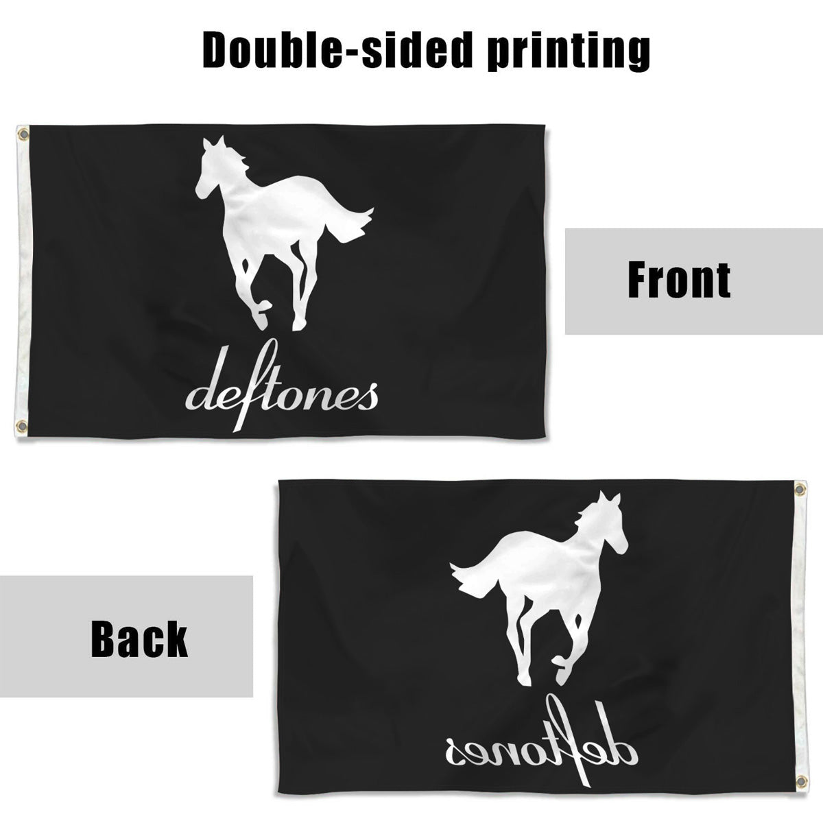 Fyon Deftones flag Indoor and outdoor banner