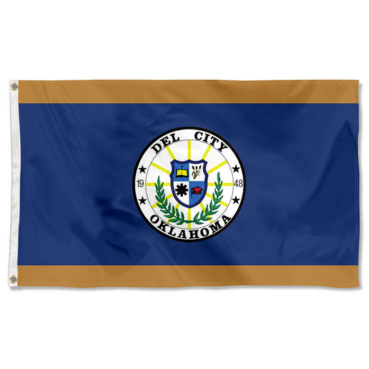 Fyon Del City, Oklahoma flag Banner