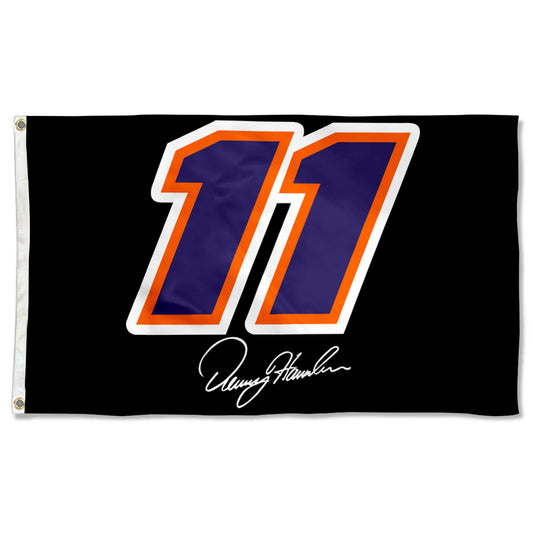 Fyon Denny Hamlin #11 flag Black Flag  Banner