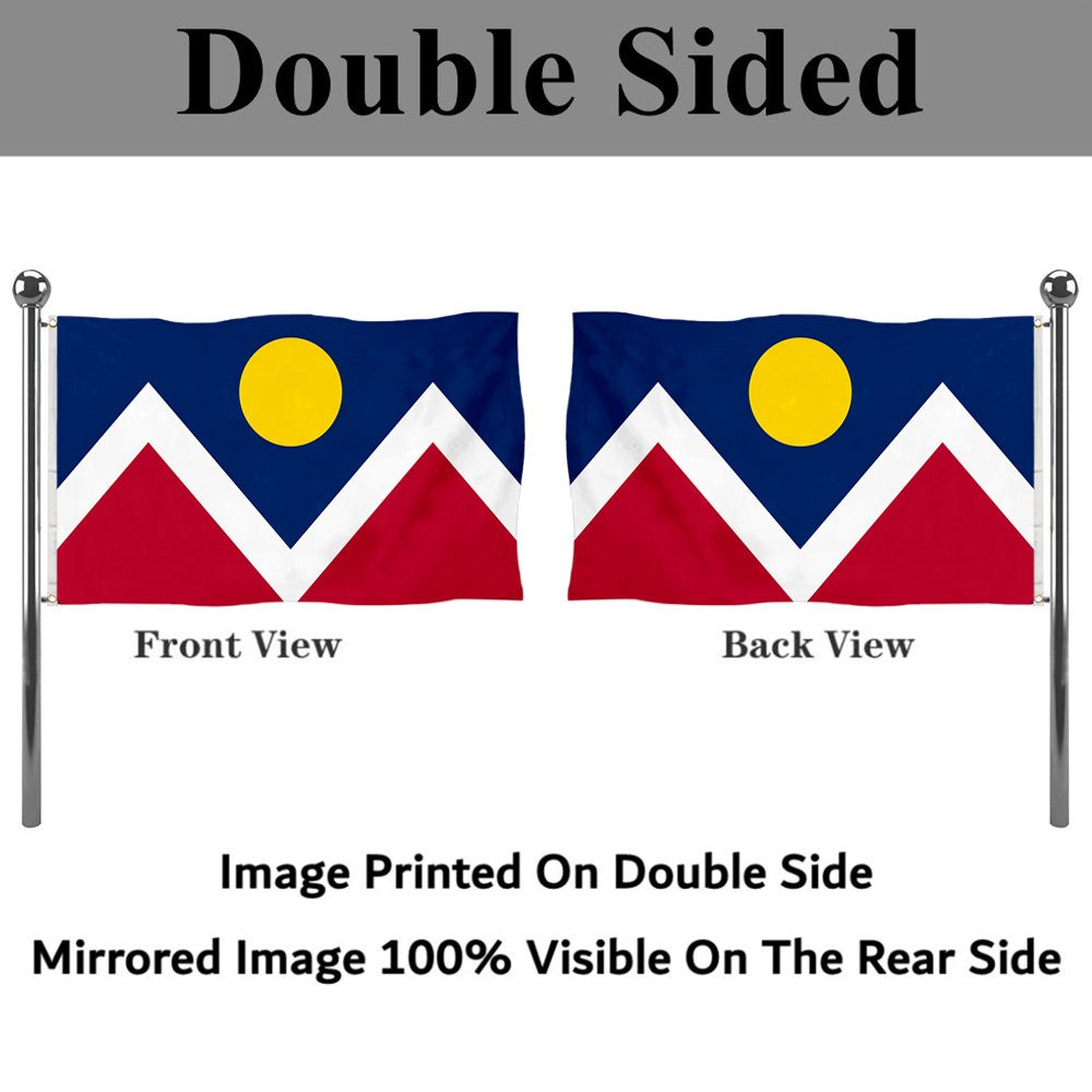 Fyon Denver, Colorado flag  Banner