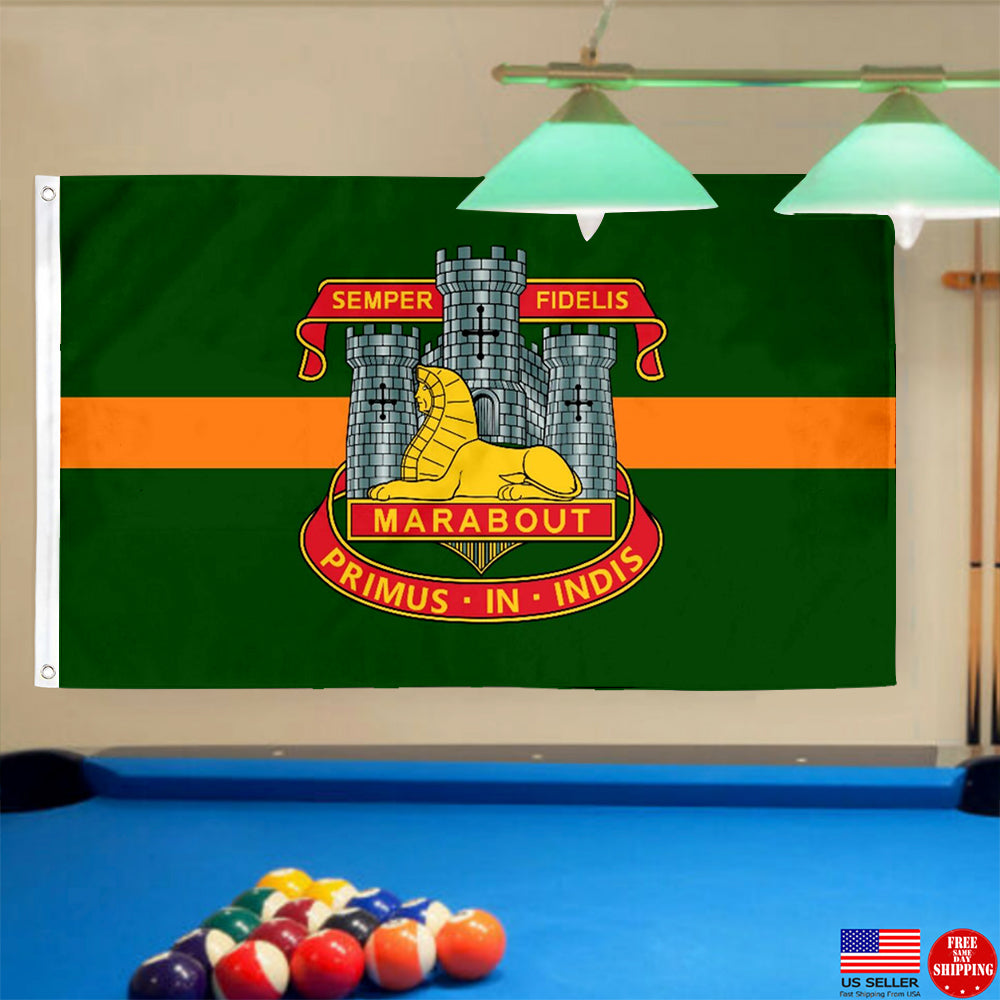 Fyon Devonshire and Dorset Regiment British Army Flag Indoor and Outdoor Banner