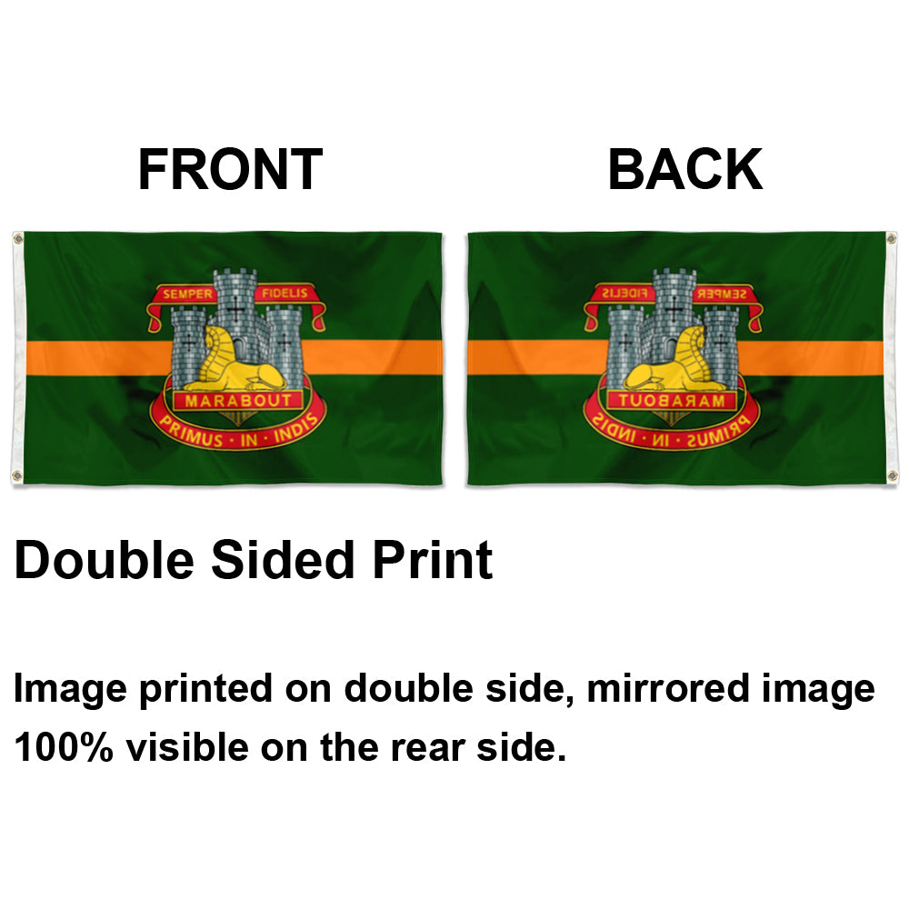 Fyon Devonshire and Dorset Regiment British Army Flag Indoor and Outdoor Banner