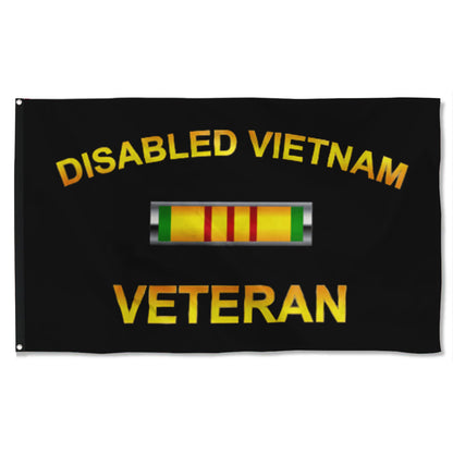 Fyon Disabled Vietnam Veteran Flag Indoor and outdoor banner