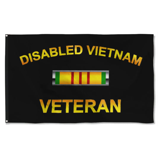 Fyon Disabled Vietnam Veteran Flag Indoor and outdoor banner
