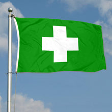 Fyon Dispensary Green Cros Flag  Indoor and outdoor banner