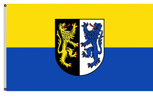 District of Kusel banner landscape flag