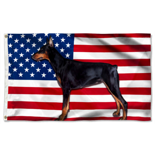 Fyon Dobermann Dog Flag 41413 Indoor and outdoor banner