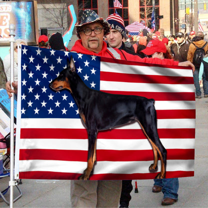 Fyon Dobermann Dog Flag 41413 Indoor and outdoor banner