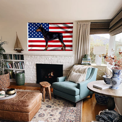 Fyon Dobermann Dog Flag 41413 Indoor and outdoor banner