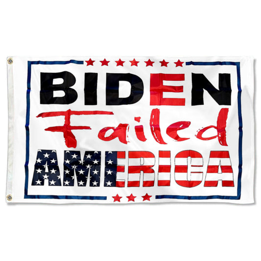 Fyon Donald Trump Biden Flag Failed America Indoor and Outdoor Banner