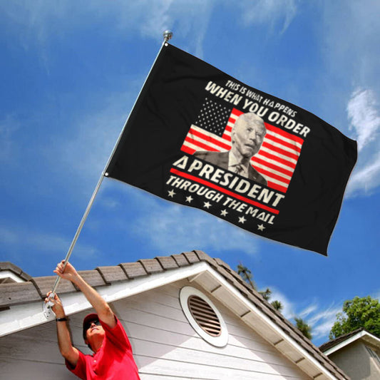 Fyon Donald Trump Biden Flag President Indoor and Outdoor Banner