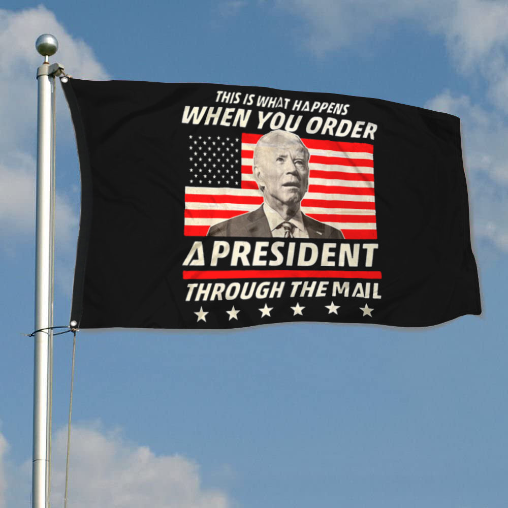 Fyon Donald Trump Biden Flag President Indoor and Outdoor Banner