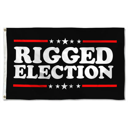 Fyon Donald Trump Flag 2024 Don Jr Fix Rigged Election USA Flag Banner