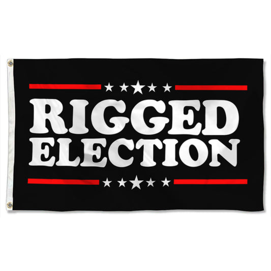 Fyon Donald Trump Flag 2024 Don Jr Fix Rigged Election USA Flag Banner