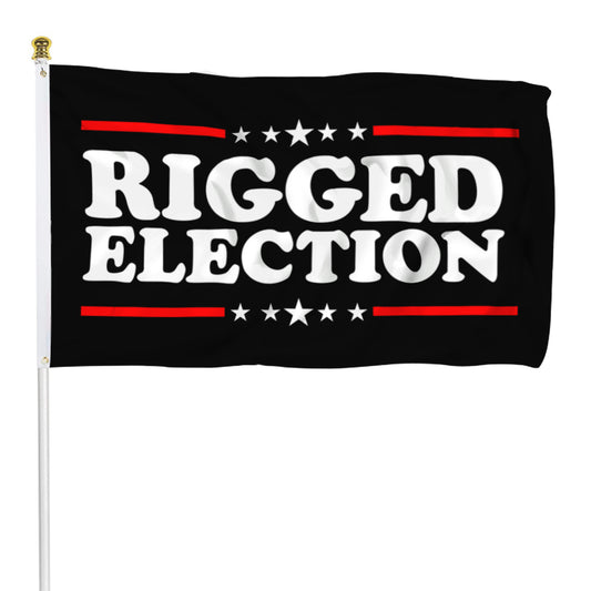 Fyon Donald Trump Flag 2024 Don Jr Fix Rigged Election USA Flag Banner