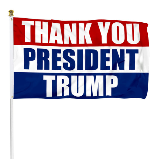 Fyon Donald Trump Flag Thank You President Trump 2024 Flag Banner